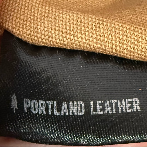 Portland Leather Goods Cotton Canvas Purse Organizer Sesame Tan Medium - Picture 5 of 7